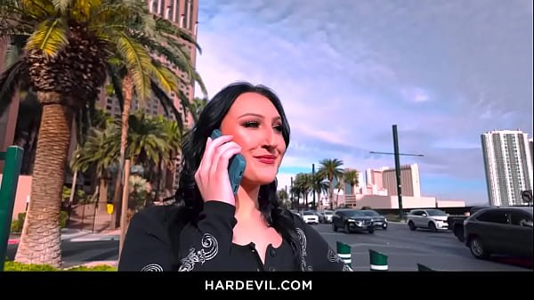 Little slut Raven Vice gets stretched by BBC